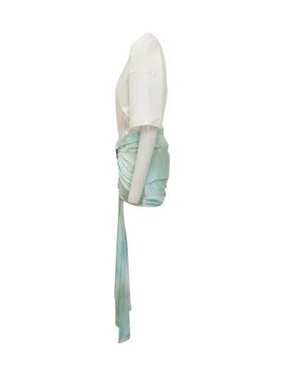 Off-white Off White™ Overlapping White/multicolour Dress In White