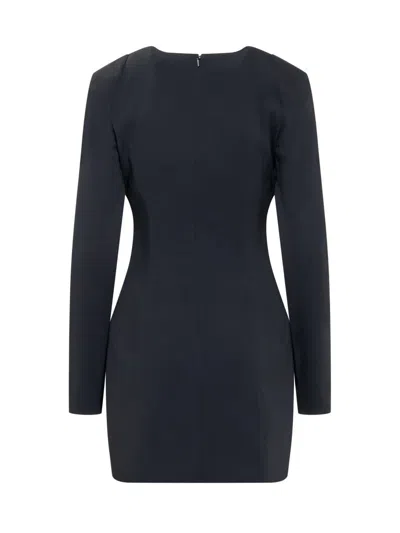 Versace Cocktail Dress In Black