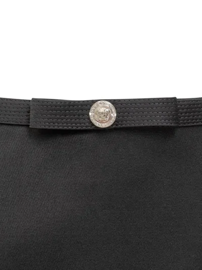Versace Medusa '95 Virgin-wool Miniskirt In Black