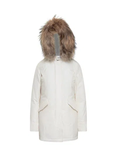 Woolrich Arctic Down Jacket In White