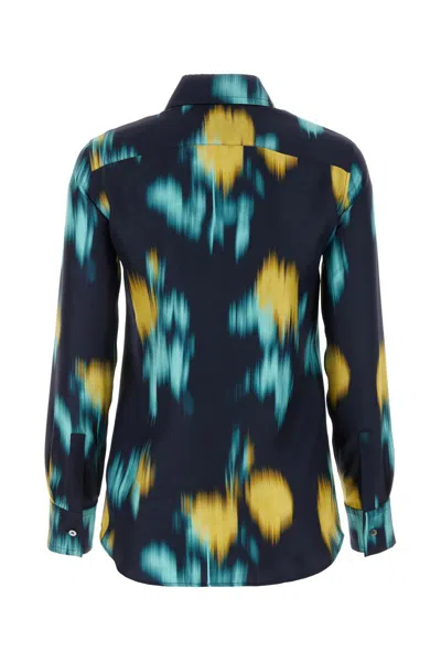 Lanvin Chemise Imprimée Pour Femme In Thunder