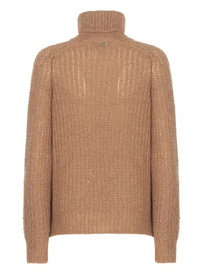 Herno Sweaters Brown In Brown