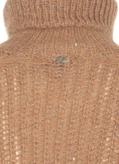 Herno Sweaters Brown In Brown