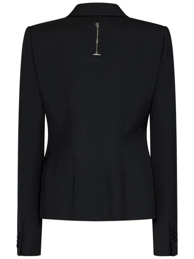 Alexander Mcqueen Women Wool Jacket In Black
