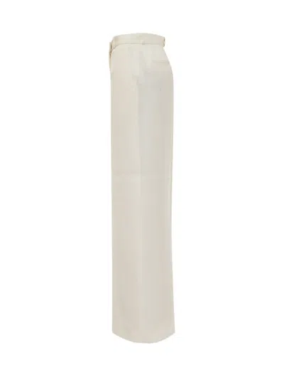 Lanvin Viscosel Pants In White