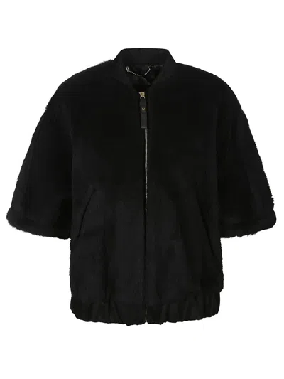 Max Mara Black Briose1 Jacket In Black
