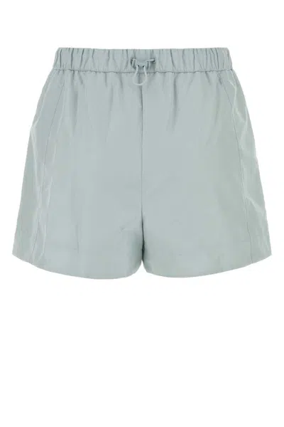 Fendi Elasticated-waistband Shorts In Blue