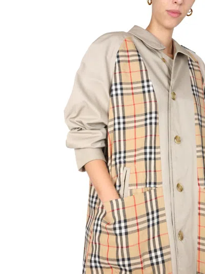 1/off Remade Burberry Trench In Multicolour