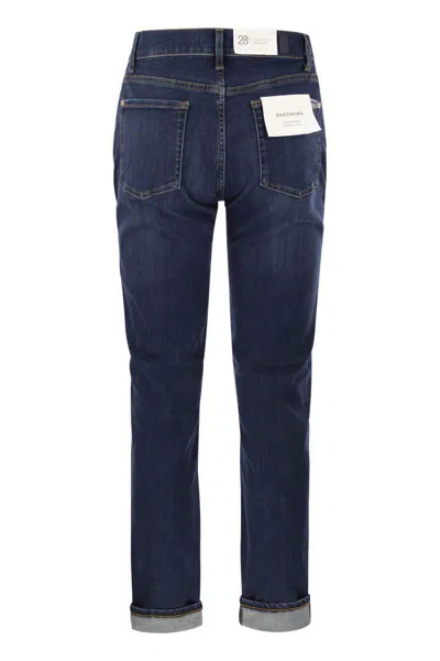7 For All Mankind Relaxed Skinny Mid-rise Boyfriend Jeans For Women In Dark Denim In Dark Denim