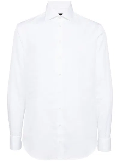 Shop Giorgio Armani Shirt Clothing In White