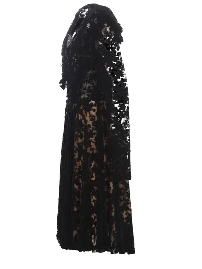 Philosophy Di Lorenzo Serafini Dress Philosophy Devoré Made Of Jersey In Black