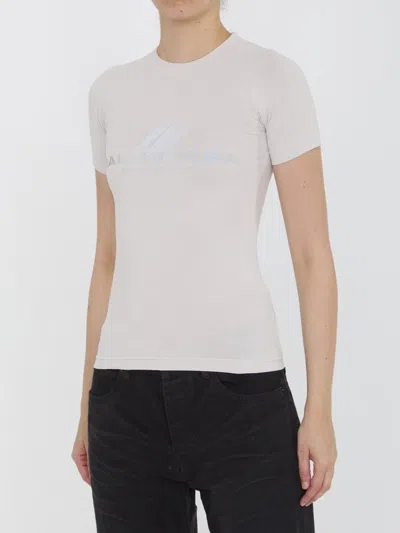 Balenciaga Activewear T-shirt In White