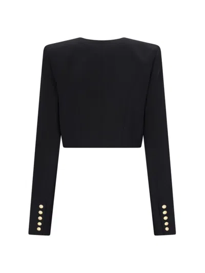 Balmain Jackets In Black