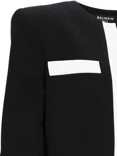 Balmain Jackets In Black