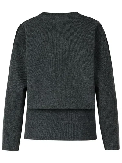 Fabiana Filippi Ribbed Sweater In Grey