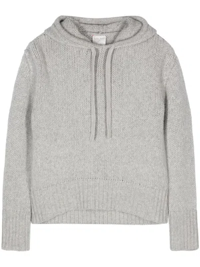 Forte Forte Wool Knitted Hoodie In Beige