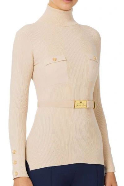 Elisabetta Franchi Sweaters In Lattice