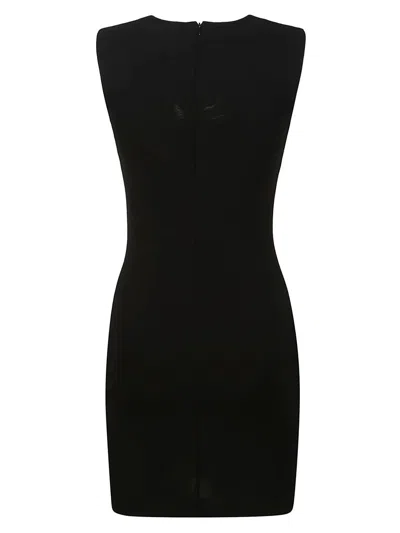 Dsquared2 Crystal-embellished Sleeveless-dress In Black