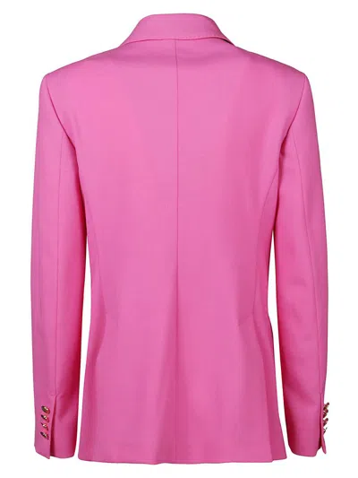 Max Mara Double-breasted Tailored Blazer In Multicolor