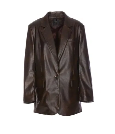 Shop Pinko Jackets In Brown