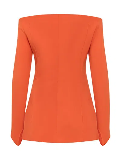 Alessandro Vigilante Blazer Con Spalle Scoperte In Orange