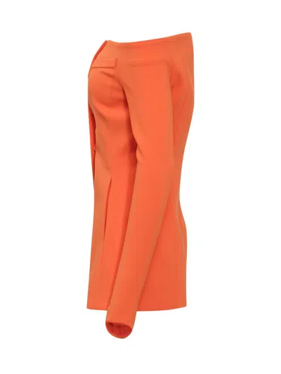 Alessandro Vigilante Blazer Con Spalle Scoperte In Orange