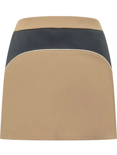 Ambush Sponge Mix Skirt In Beige