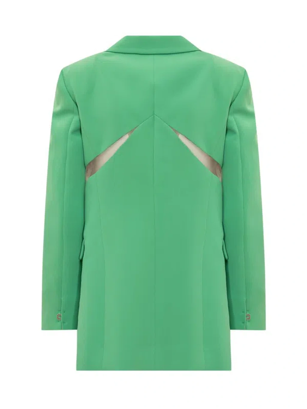 ジャケット DSQUARED2 Tulle insert blazer jacket Green Dsquared2 Tulle Insert Blazer Jacket Blazer And Suits Green