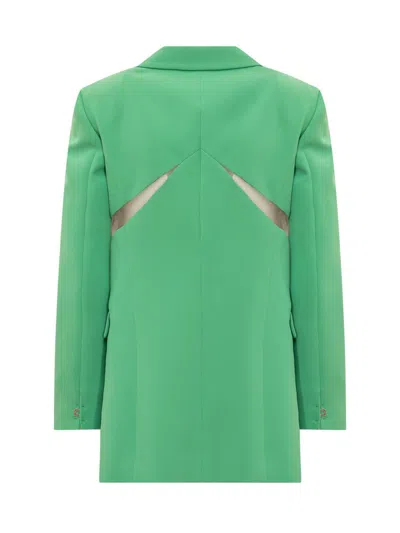 Dsquared2 Tulle Insert Blazer Jacket Blazer And Suits Green In Green