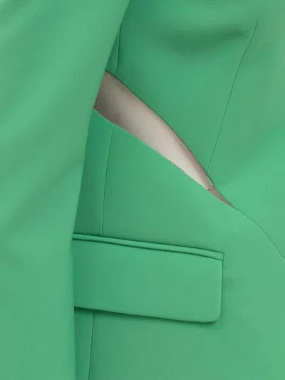Dsquared2 Tulle Insert Blazer Jacket Blazer And Suits Green In Green