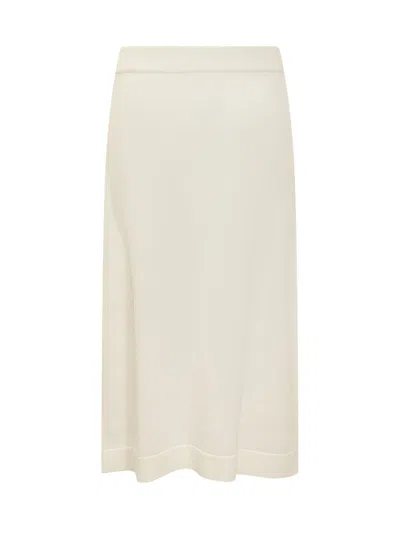 Jil Sander Skirt In Beige
