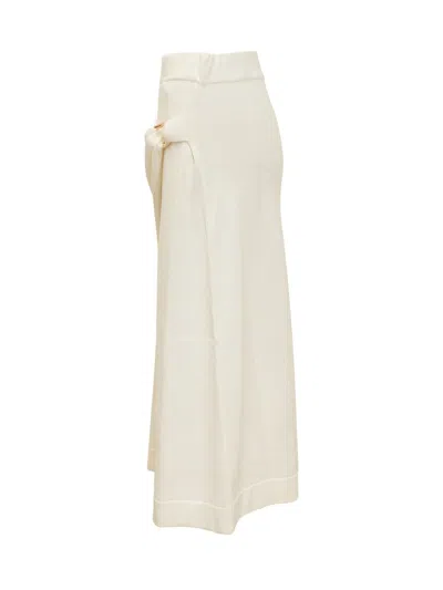 Jil Sander Skirt In Beige