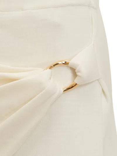 Jil Sander Skirt In Beige