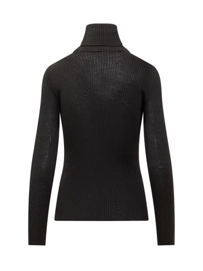 Jucca Turtleneck Sweater In Black