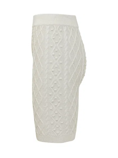 Loulou Studio Off-white Silk & Linen Musa Shorts In White