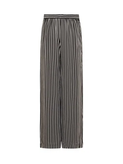 Michael Kors Striped Pants In Black