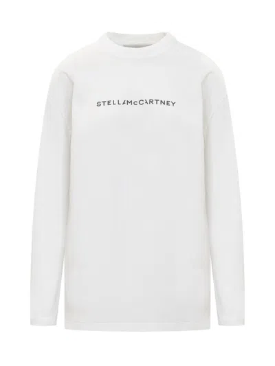 Stella Mccartney Iconic Sustainable Cotton Sweatshirt In White