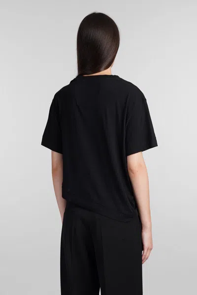 Givenchy Top With Logo-shaped Appliqué In Black
