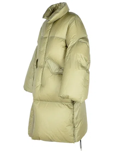 791 Sacai 'padded' Green Nylon Parka In Green