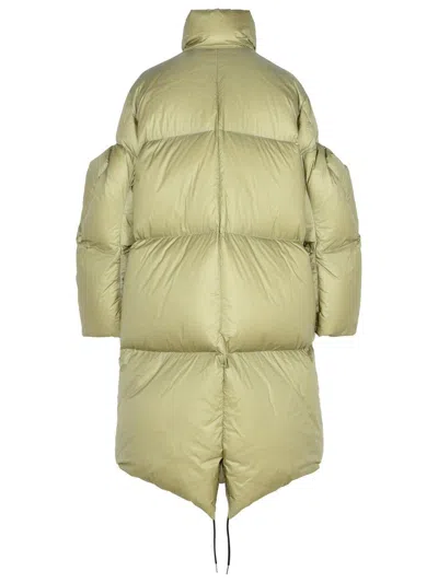 791 Sacai 'padded' Green Nylon Parka In Green