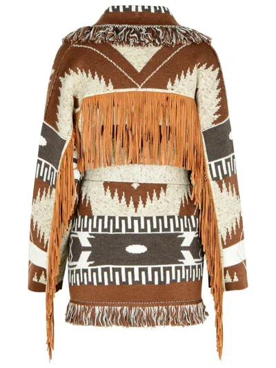 Alanui Sweaters In Brown