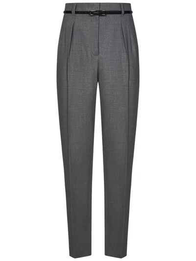 Max Mara Maxmara Studio Prosit Trousers In Grey