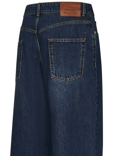 Alexander Mcqueen Jeans In Blue
