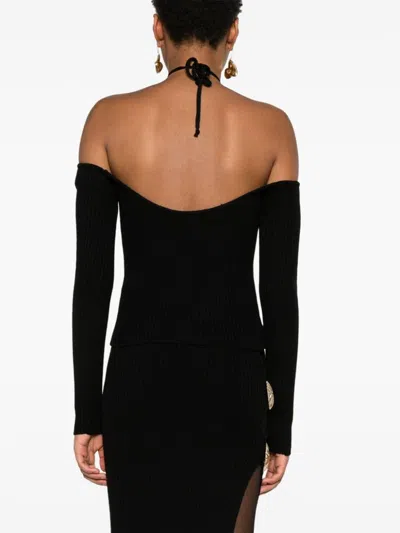 Giuseppe Di Morabito Seashell-brooch Sweater In Black