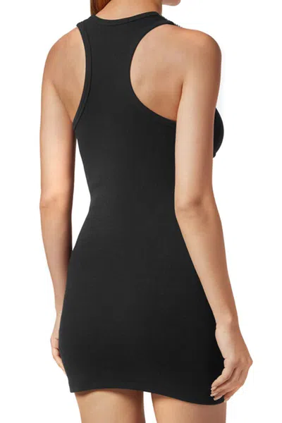Philipp Plein Crystal-embellished Tank Minidress In Black