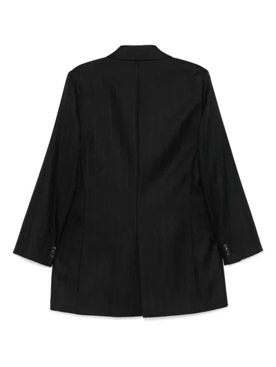 Our Legacy Queens Blazer In Maitre D Black Wool