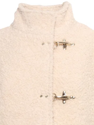 Fay Virginia 3 Hooks Coats In White