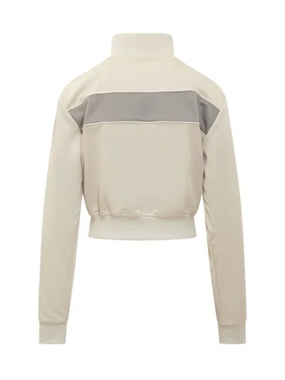 Ambush Off-white Cropped Track Jacket In Beige