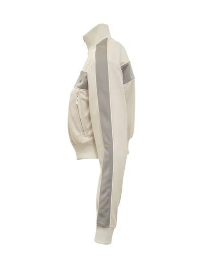 Ambush Off-white Cropped Track Jacket In Beige