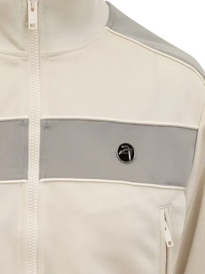 Ambush Off-white Cropped Track Jacket In Beige